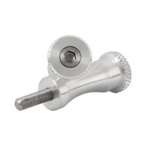 Motone, medium quick release seat bolts. 45mm, polished