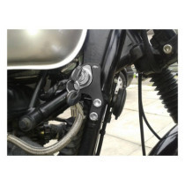 Motone ignition relocation bracket, RHS. Black