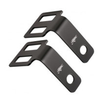 Motone turn signal brackets, under seat mount. Black