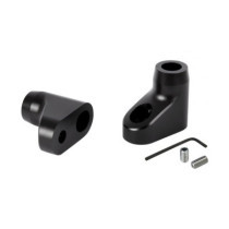 Motone, turn signal brackets for LC Triumph, 8mm. Black