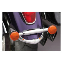 NC cast rear fender tip chrome