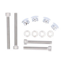 Highway Hawk, saddlebag support kit. Chrome