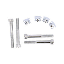 Highway Hawk, saddlebag support kit. Chrome