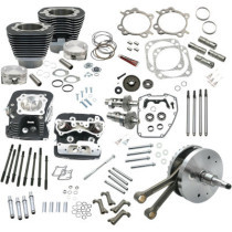 124" HOT SETUP KIT TWIN CAM 91cc BLACK/POWDER-COATED