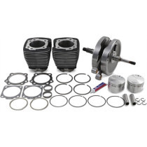 SIDEWINDER 3-5/8" BIG BORE STROKER KIT 96" WRINKLE BLACK