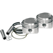 SUPER STOCK PISTON KIT 3 1/2" + 0.010" HIGH COMPRESSION W/ RINGS