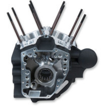 CRANKCASE T2 SUPER STOCK BORE ALTERNATOR STYLE WRINKLE BLACK