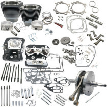 124" HOT SETUP KIT TWIN CAM 91cc WRINKLE BLACK