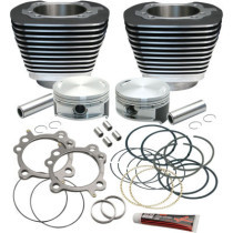 REPLACEMENT CYLINDER/PISTON KIT TWIN-CAM 106"-STROKER BLACK