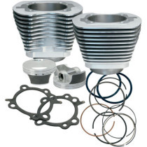 CYLINDER/PISTON KIT TWIN-CAM 97" SILVER