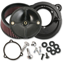 AIR CLEANER KITS STEALTH W/O COVER FOR 58MM THROTTLE HOG BODIES BLACK