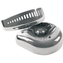 SLASHER TEARDROP AIR CLEANER COVER CHROME