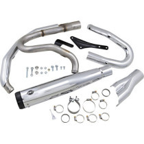 2-1 Exhaust - Chrome - M8 Softail