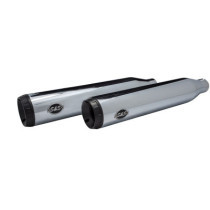 Grand National ECE Slip-On Mufflers Chrome/Black