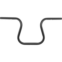 Guidon Loose bar - hauteur 30 cm (12") - Ø 1" - Pour Harley Davidson à accélérateur à câble - Noir