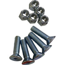 SCREWS RTR 3/8-16CS W/NUT