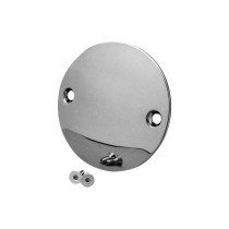  Domed Point Cover 2-hole Chrome 