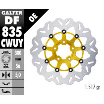 Disque de frein flottant WAVE GOLD 300 mm (11,8")