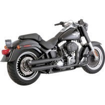 MUFFLERS 3" TWIN SLASH BLACK FATBOY DEUCE