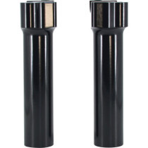 6" TALL STRAIGHT RISER SET GLOSS BLACK