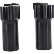 3.5" TALL STRAIGHT RISER SET GLOSS BLACK