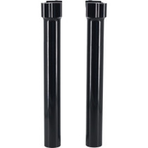 12" TALL STRAIGHT RISER SET GLOSS BLACK