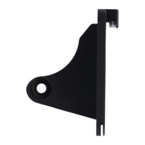 CPV, ''slide-in'' license plate bracket. Side mount, black