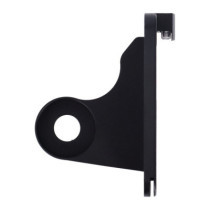 CPV, ''slide-in'' license plate bracket. Side mount, black