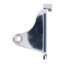 CPV, ''slide-in'' license plate bracket. Side mount, polished