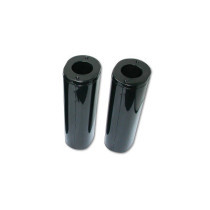  Fork Slider Cover +2" Black Gloss 