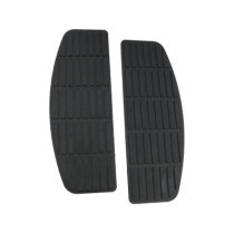  Retangular Floorboard Replacement Pads Black 