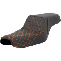 Step-Up Seat - Honeycomb - Orange Stitching