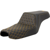 Step-Up Seat - Honeycomb - Gold Stitching