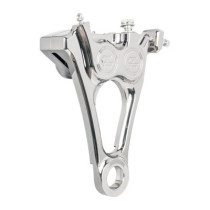 PM, 4-piston one-piece caliper/bracket, rear. Chrome