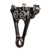 PM, 4-piston one-piece caliper/bracket, rear. Black CC