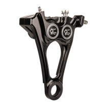 PM, 4-piston one-piece caliper/bracket, rear. Black CC