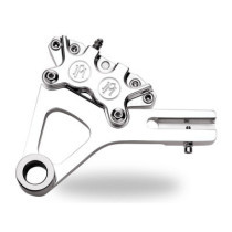 PM, rear 4-p caliper bracket, 11.5". Polished