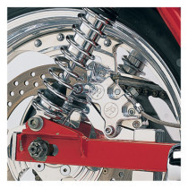 PM, rear 4-p caliper bracket, 11.5". Polished