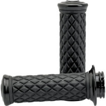 GRIP SET ALUMICORE 1" TBW BLK