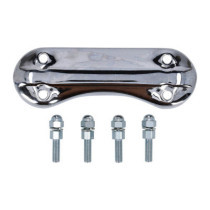 Riser top clamp, Panhead. Chrome