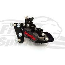 Kit étrier avant 4 pistons Brembo - NOIR - Sportster 00-13, Dyna 00-05 et Softail 00-14