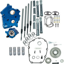 Cam Chest Kit w/o Cams Gear drive Wtr cooled Chr PR M8 17-23