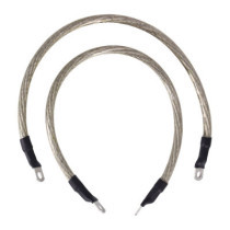 NAMZ, battery cable set. Clear. 17 inch (43cm)