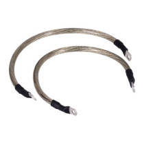 NAMZ, battery cable set. Clear. 15 inch (38cm)