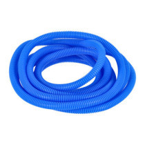 PVC split wiring loom, 12ft, 3/8" I.D. (9.53mm). Blue