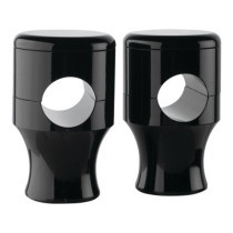  Smooth 2 Risers Black Powder Coated 