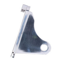 CPV, ''slide-in'' license plate bracket. Side mount, polished