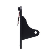 CPV, Dyna shock mount license plate bracket kit DE. Black