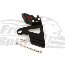 Kit étrier arrière 4 pistons Brembo - Softail à partir de 2018 - Noir