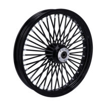 Roue avant à 48 rayons Fat Spoke - 3.50" x 23" - Double disque - Full black